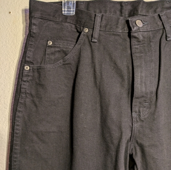 Wrangler Men's regular fit Jeans - Black new size 36x30 - Picture 5 of 16